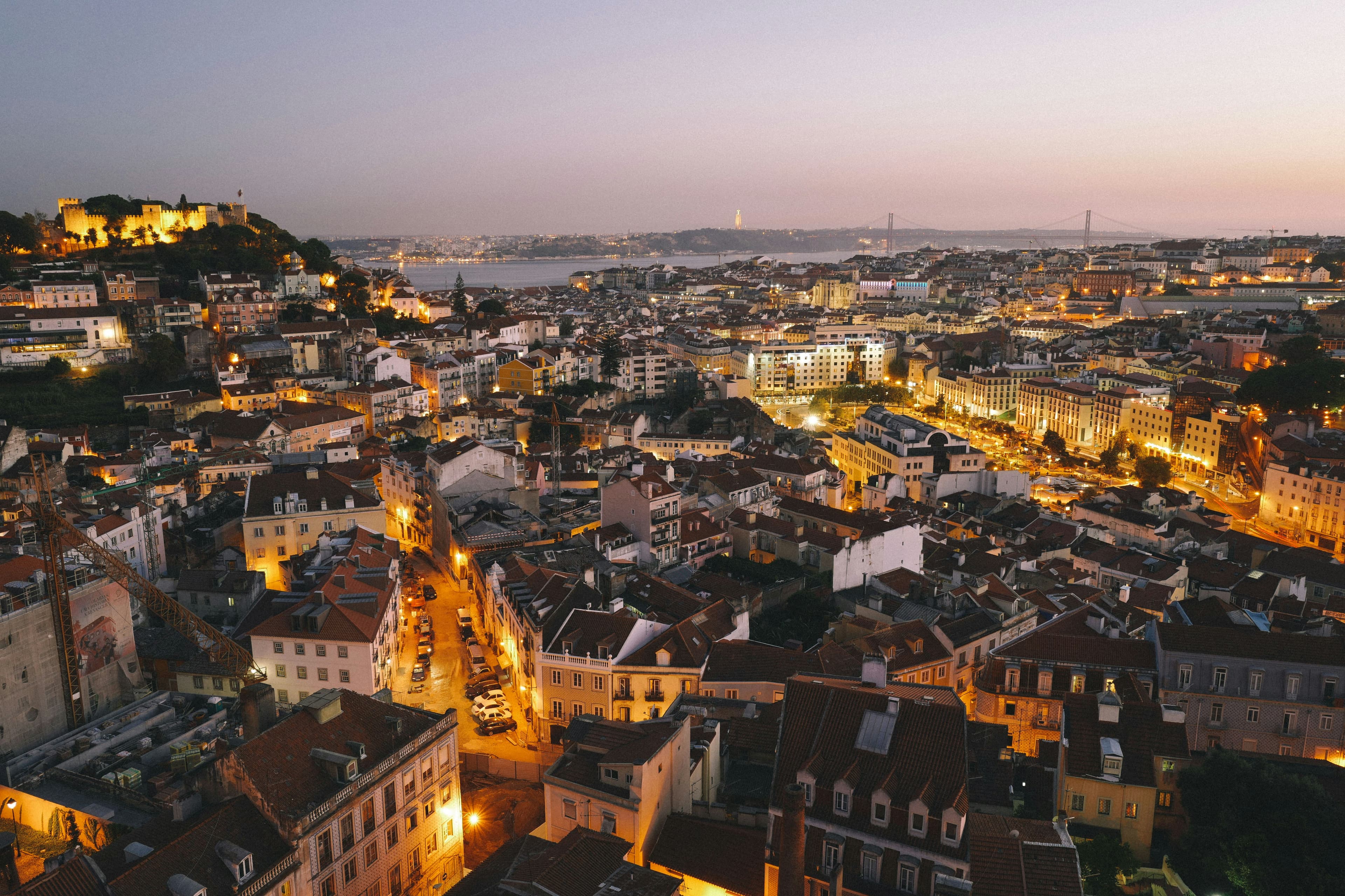 Porto historic Ribeira district with colourful buildings along the Douro river